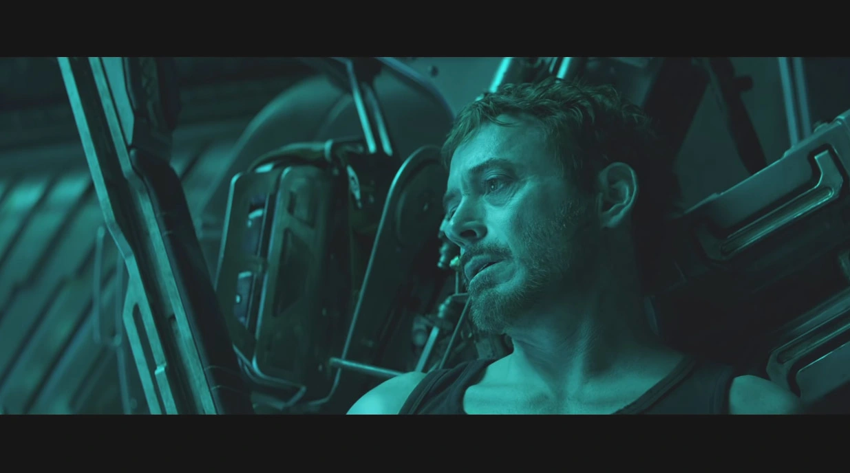 High Quality Tony Stark starving in space Blank Meme Template