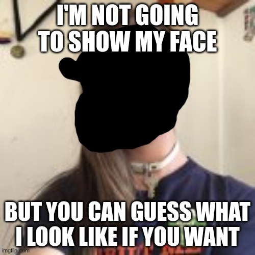 Vairo you still can't say anything | I'M NOT GOING TO SHOW MY FACE; BUT YOU CAN GUESS WHAT I LOOK LIKE IF YOU WANT | image tagged in me | made w/ Imgflip meme maker