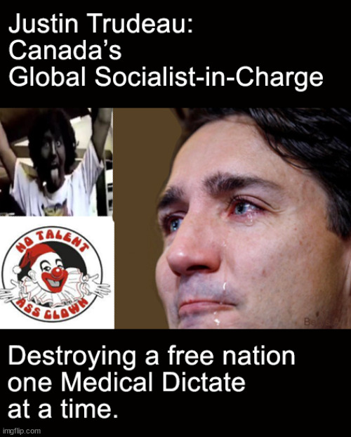 Canada's Global Socialist in Charge of destroying a free nation with Medical Tyranny | image tagged in memes,political,canada,medical tyranny | made w/ Imgflip meme maker