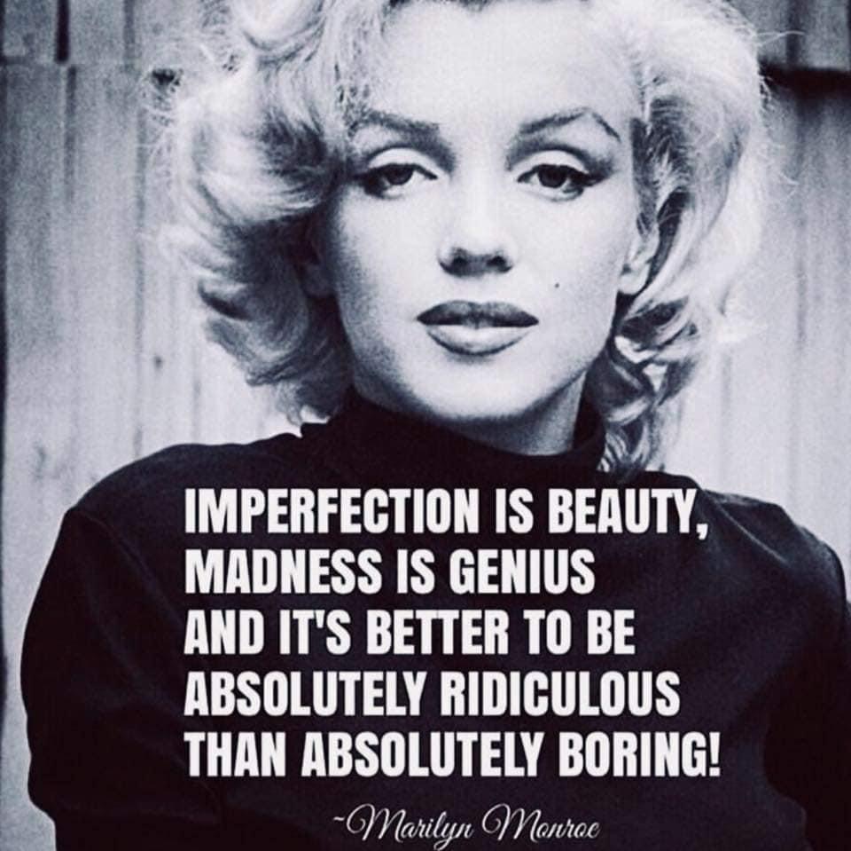 Marilyn Monroe quote Blank Meme Template