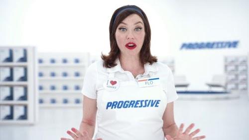High Quality Flo from Progressive is shocked Blank Meme Template