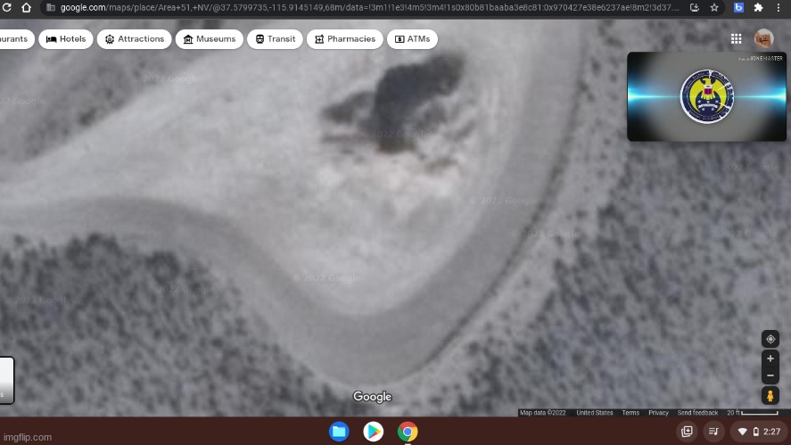 Okay so I was following a road of area 51 and found this on google maps, go north and follow a road | image tagged in fun,reality,hold the frick up,alien,oh shit,the scroll of truth | made w/ Imgflip meme maker