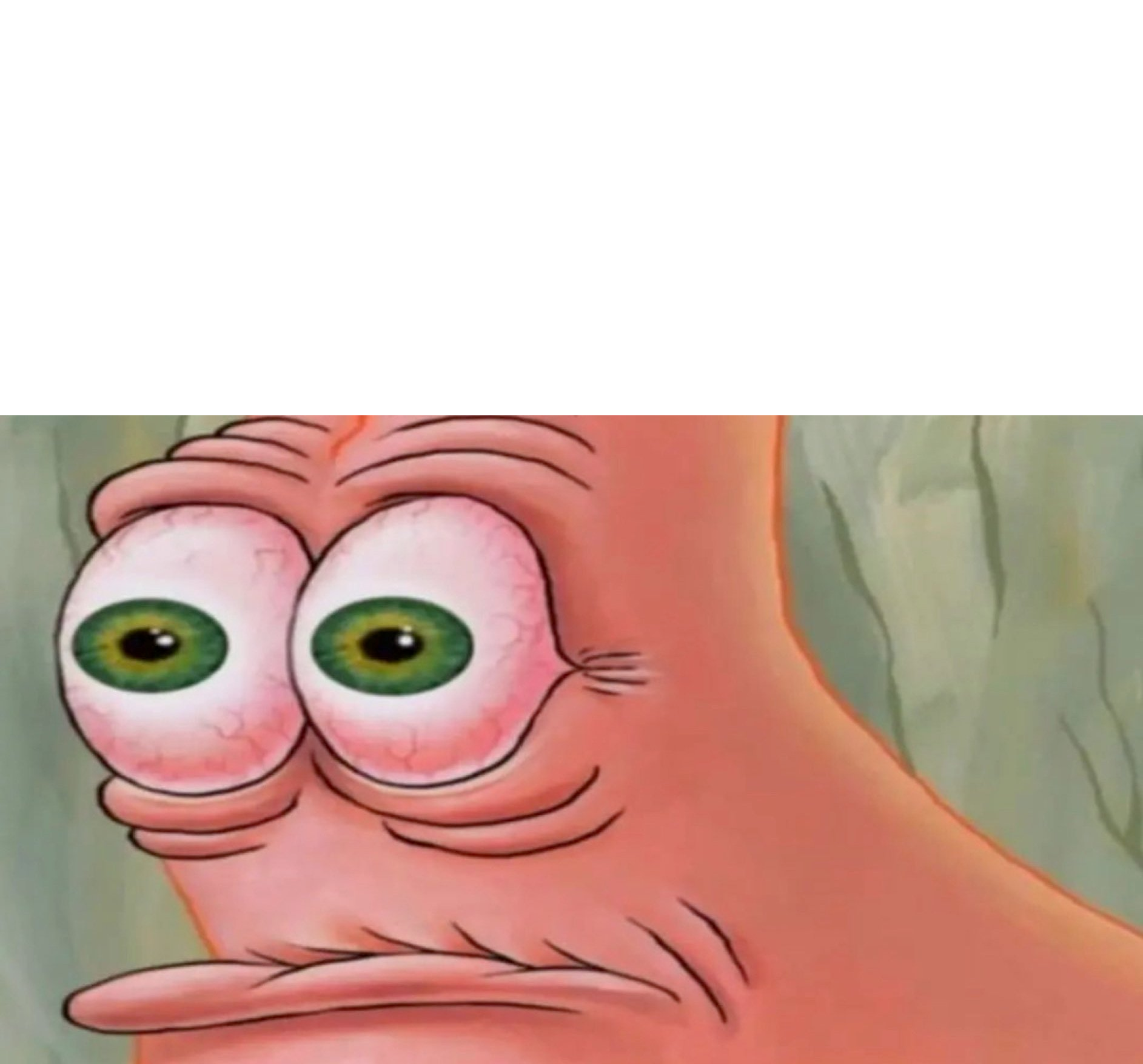 High Quality Patrick Staring Meme Blank Meme Template