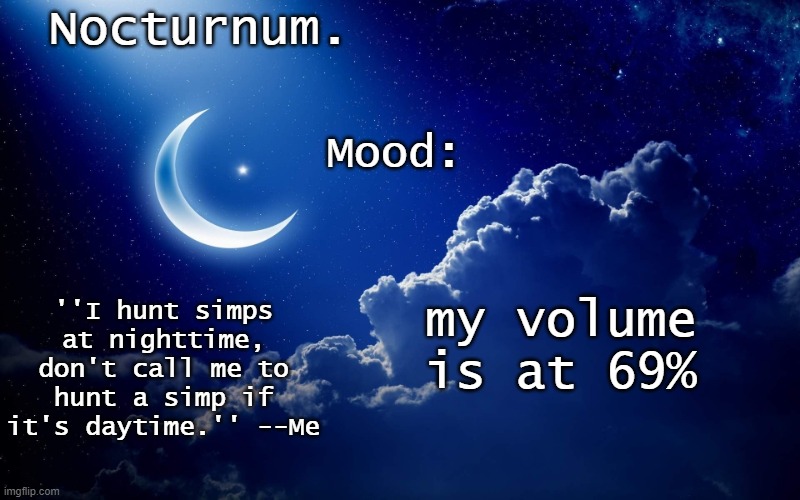 Nocturnum's crescent template Imgflip