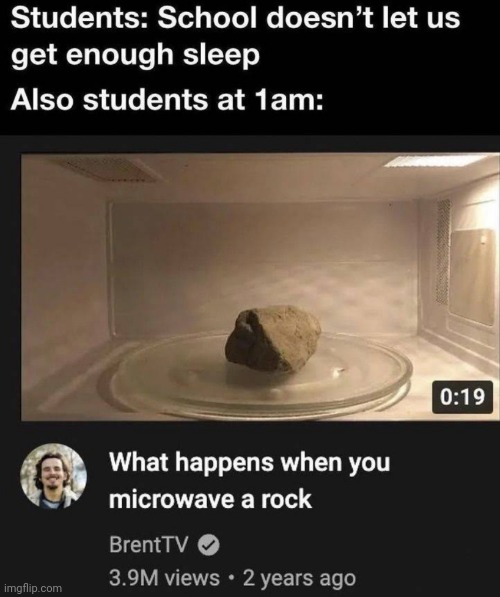 image tagged in memes,microwave,rock | made w/ Imgflip meme maker