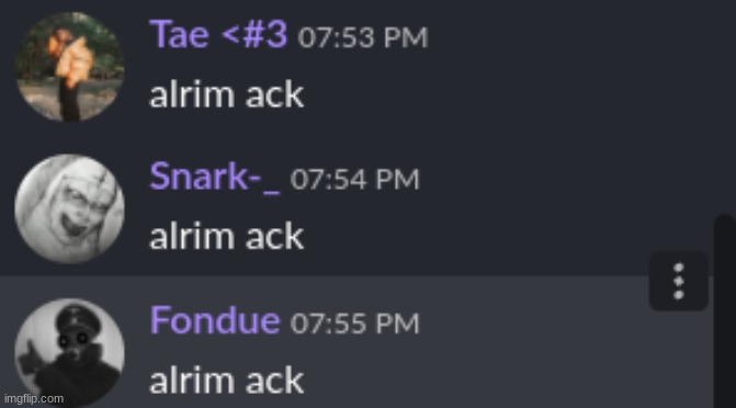 he tried to say " Alr i'm back" XD but failed miserably | made w/ Imgflip meme maker