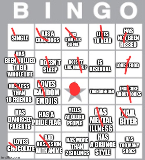 Sup | image tagged in lgbt bingo lol | made w/ Imgflip meme maker