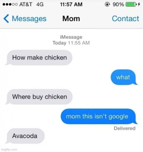 Avacoda | image tagged in texts,google search | made w/ Imgflip meme maker