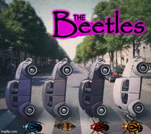 A `B` Road ! | image tagged in the beatles | made w/ Imgflip meme maker