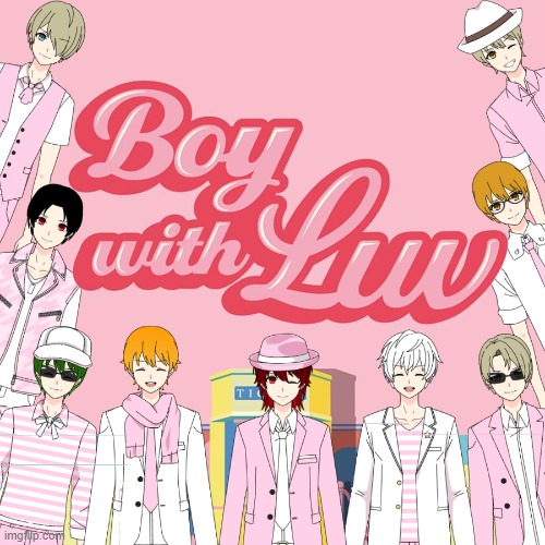 Boy with Luv but using me and my OCs | image tagged in inspiration | made w/ Imgflip meme maker