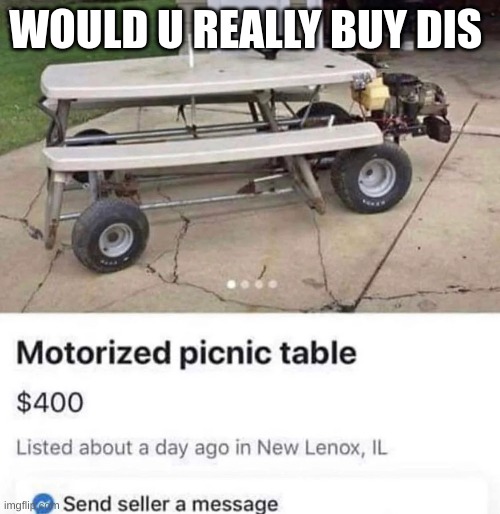 ? | WOULD U REALLY BUY DIS | image tagged in idk | made w/ Imgflip meme maker