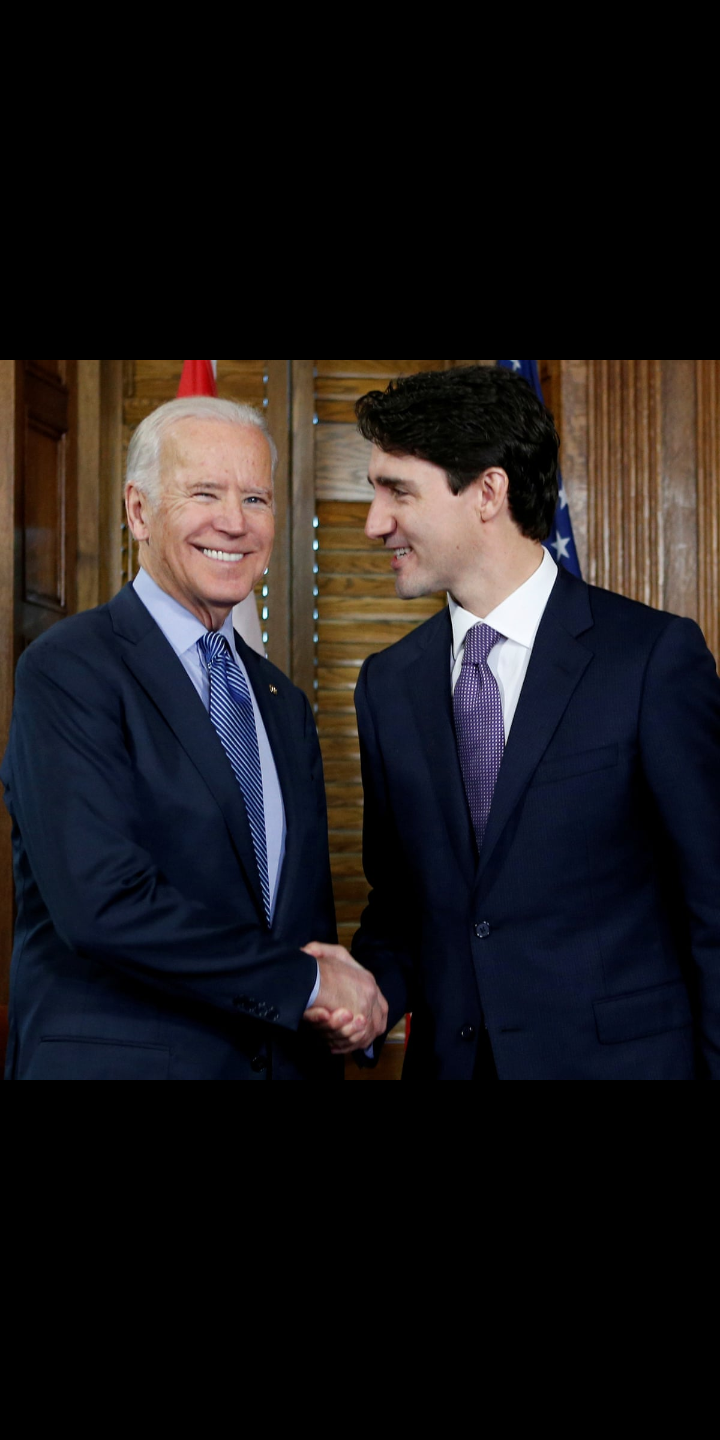 Biden and Trudeau Blank Meme Template
