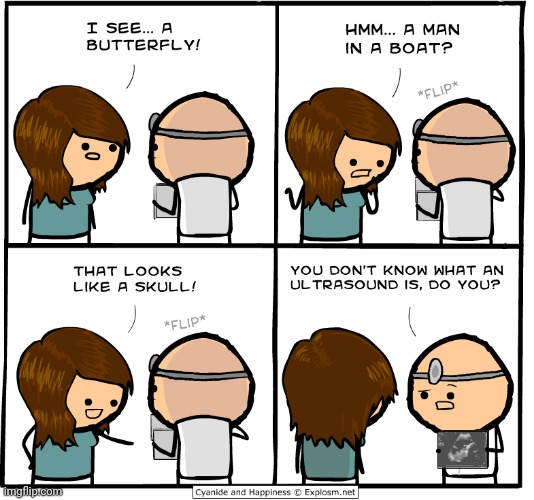 The ultrasound | image tagged in doctor,cyanide and happiness,cyanide,comics/cartoons,comics,comic | made w/ Imgflip meme maker