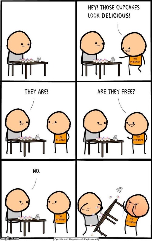 Cupcakes | image tagged in cupcakes,cupcake,cyanide and happiness,cyanide,comics/cartoons,comics | made w/ Imgflip meme maker
