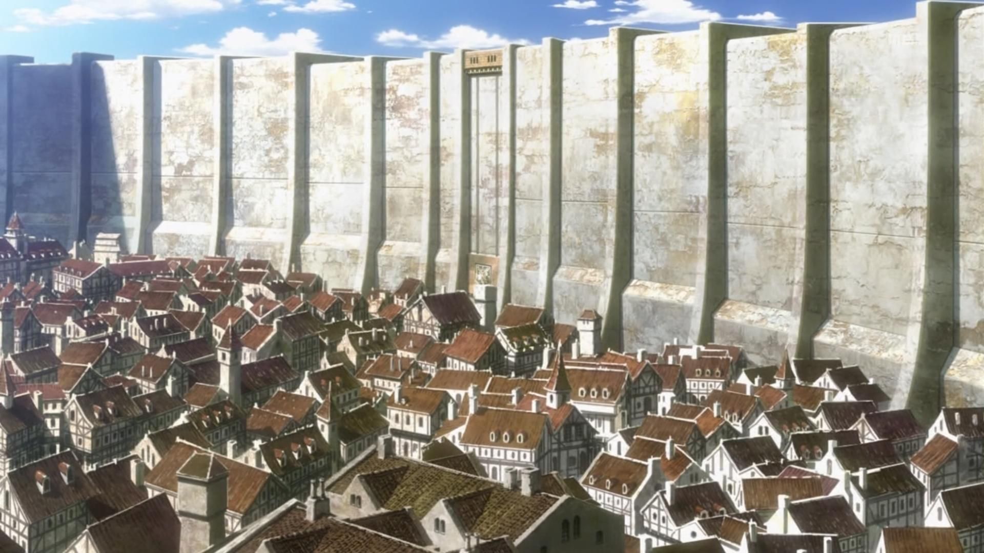 AOT walled city Blank Meme Template