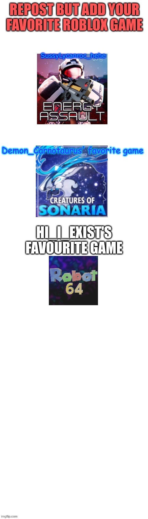 HI_I_EXIST'S FAVOURITE GAME | image tagged in roblox | made w/ Imgflip meme maker