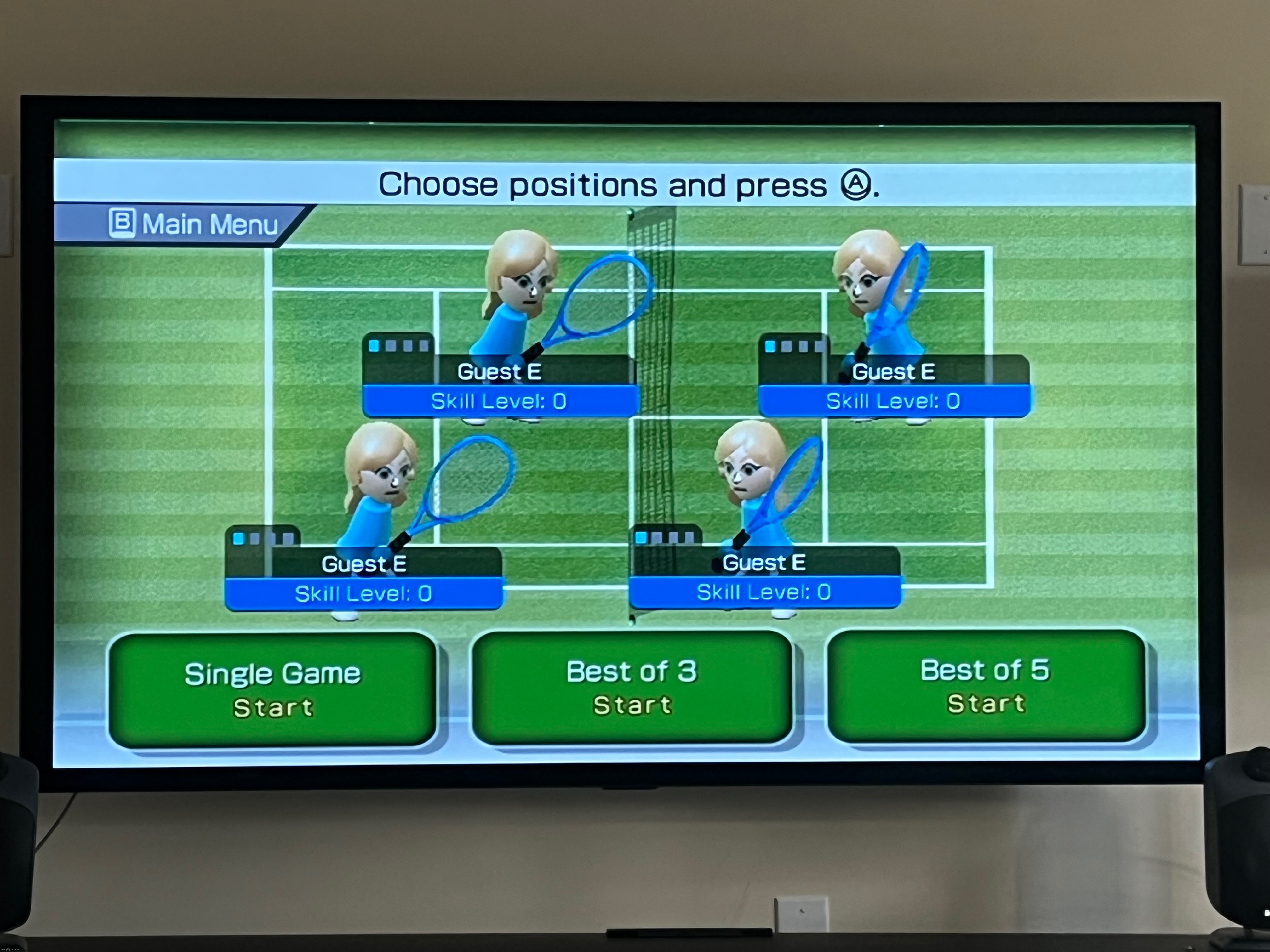 The way Cinny plays Wii Sports tennis | made w/ Imgflip meme maker