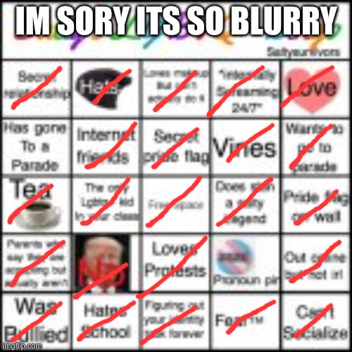 i am sorry its so blurry | IM SORY ITS SO BLURRY | made w/ Imgflip meme maker