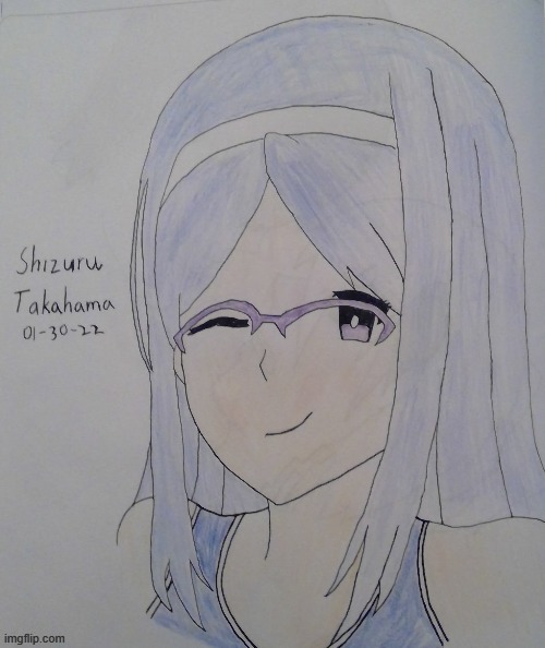 Shizuru Takahama fanart | made w/ Imgflip meme maker