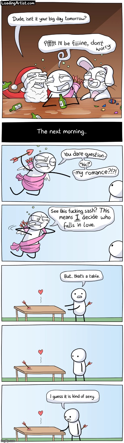 Happy Early Valentine’s Day? | image tagged in comics/cartoons | made w/ Imgflip meme maker