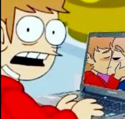 High Quality Tord look at cursed image Blank Meme Template