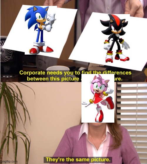 this may or may not be a repost | image tagged in memes,they're the same picture,sonic | made w/ Imgflip meme maker