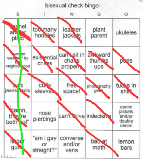 the reason i cant drive is cause i'm younger than 16 (i live in the us) | image tagged in bisexual bingo | made w/ Imgflip meme maker