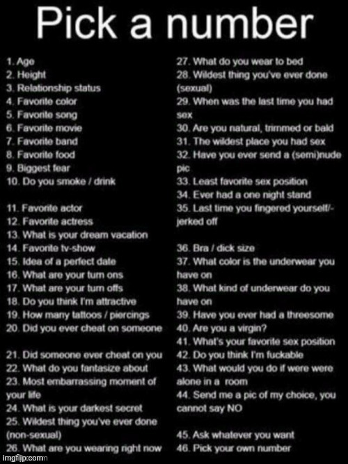 -_- | image tagged in pick a number | made w/ Imgflip meme maker