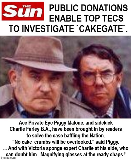 Piggy Malone and Charlie Farley BA | image tagged in detectives | made w/ Imgflip meme maker