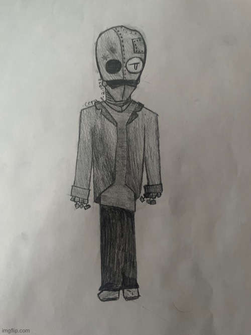 Drew a full pic of Rustbucket. | made w/ Imgflip meme maker
