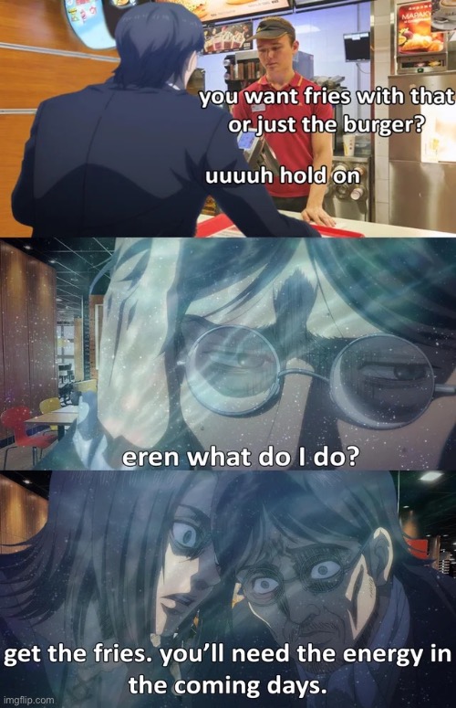 Only my fellow aot watchers will understand why it funny | image tagged in anime | made w/ Imgflip meme maker