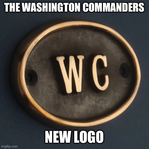 Washington Commanders Logo | THE WASHINGTON COMMANDERS; NEW LOGO | image tagged in washington,redskins,commanders,logo,washington commanders | made w/ Imgflip meme maker