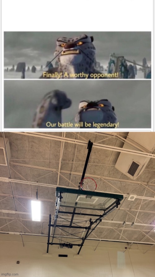 Took this at my school | image tagged in finally a worthy opponent | made w/ Imgflip meme maker