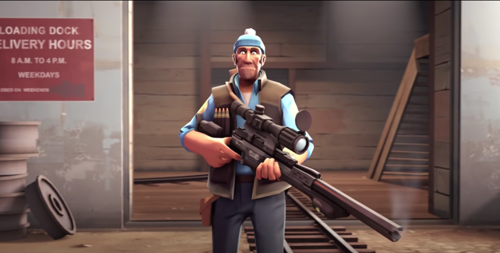 High Quality TF2 Sniper well shit Blank Meme Template