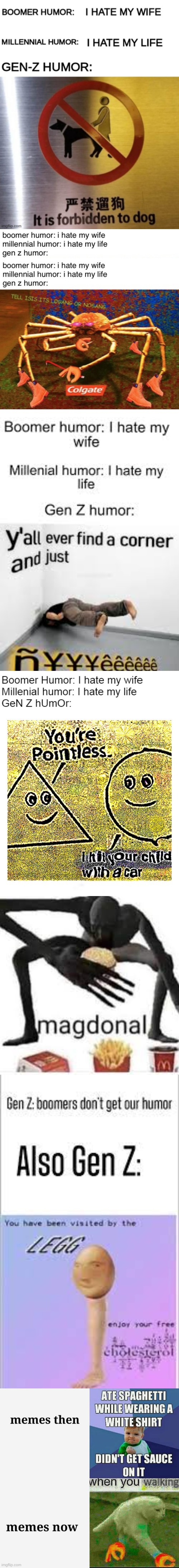 e | image tagged in genz,genx,geny,boomer | made w/ Imgflip meme maker