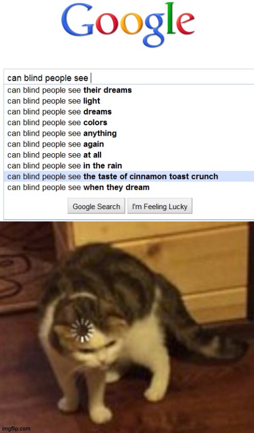 great question | image tagged in loading cat | made w/ Imgflip meme maker