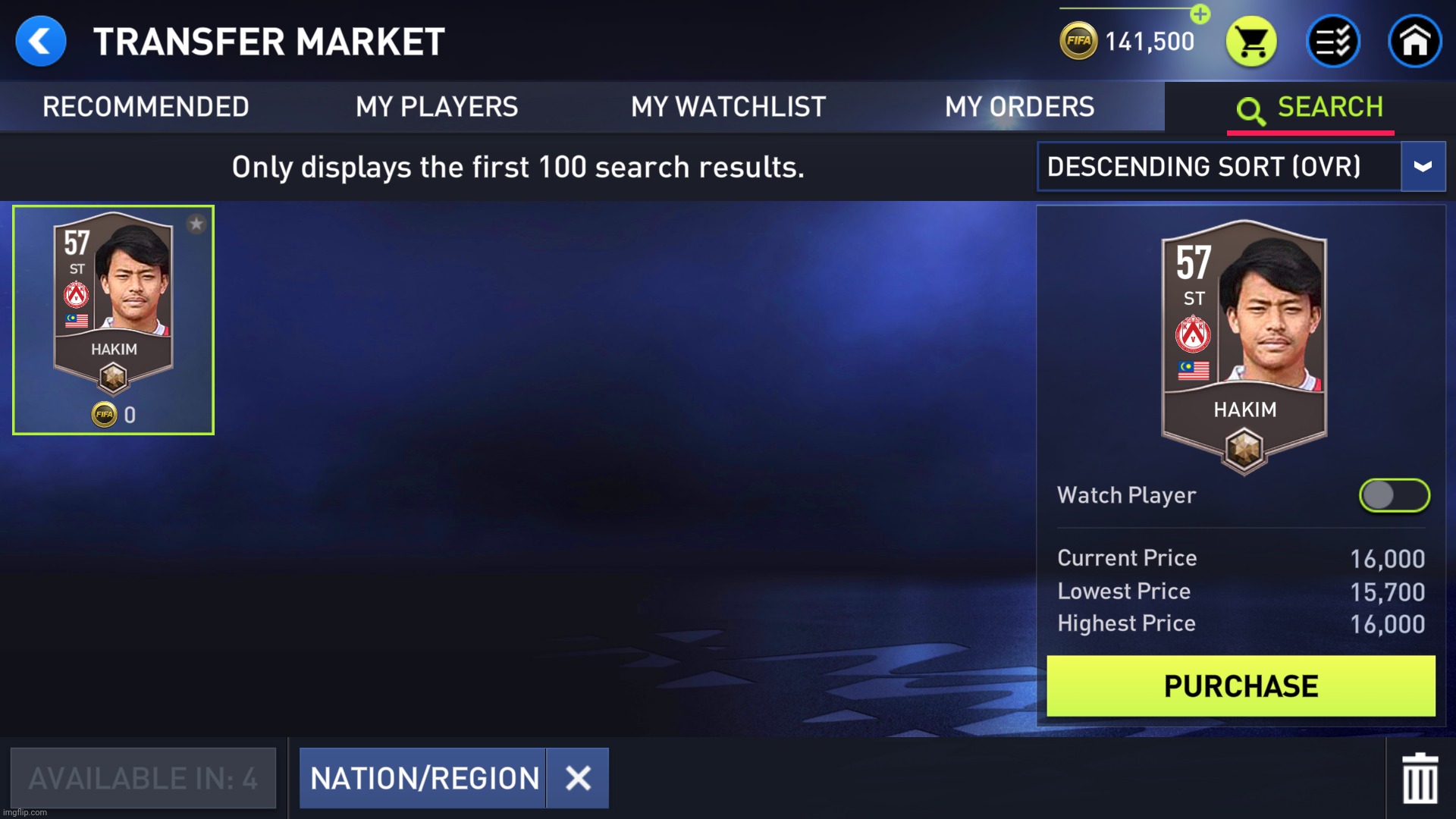 sad how theres only 1 malaysian player in the fifa marketplace. | made w/ Imgflip meme maker