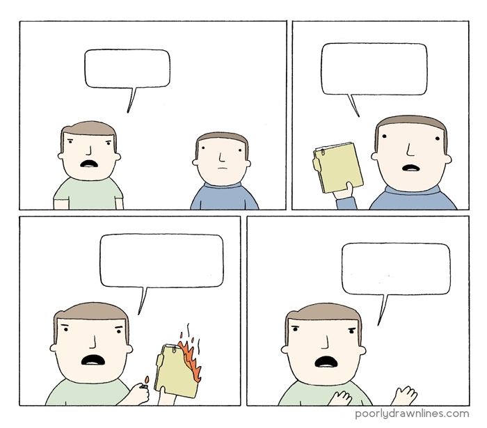 High Quality Poorly Drawn Lines Blank Meme Template