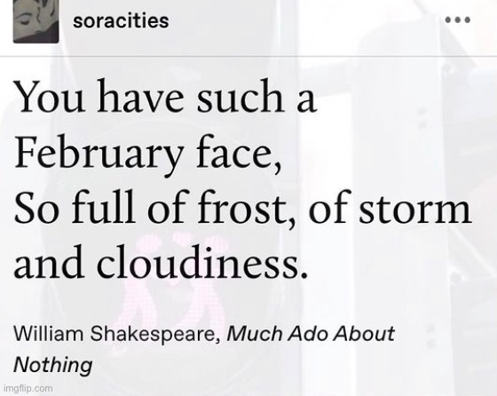 february face sounds like an insult- lol | made w/ Imgflip meme maker