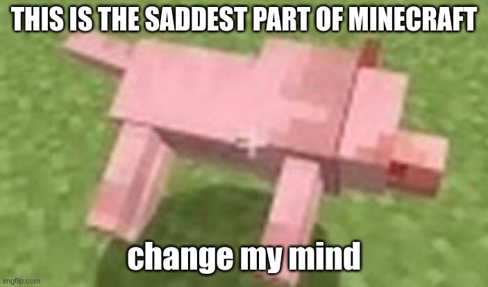 BANDIT JR. NOOOOOOOOOOOOOOOOOOOOOOOOOOOOOOOOOOOOOOOOOOOOOOOOOOOOOOOOOOOOOOOOoo | THIS IS THE SADDEST PART OF MINECRAFT; change my mind | image tagged in minecraft dog dying,bandit,dogs | made w/ Imgflip meme maker