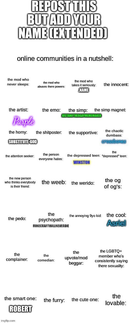 Purple | made w/ Imgflip meme maker