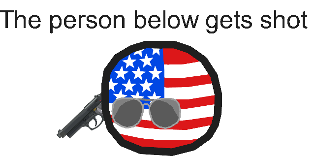 High Quality Person below gets shot Blank Meme Template