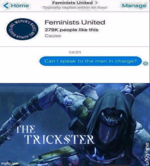 He's about to get slaughtered | image tagged in the trickster,memes,unfunny | made w/ Imgflip meme maker