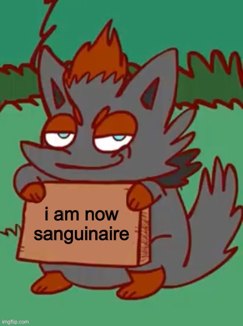 french names | i am now sanguinaire | made w/ Imgflip meme maker