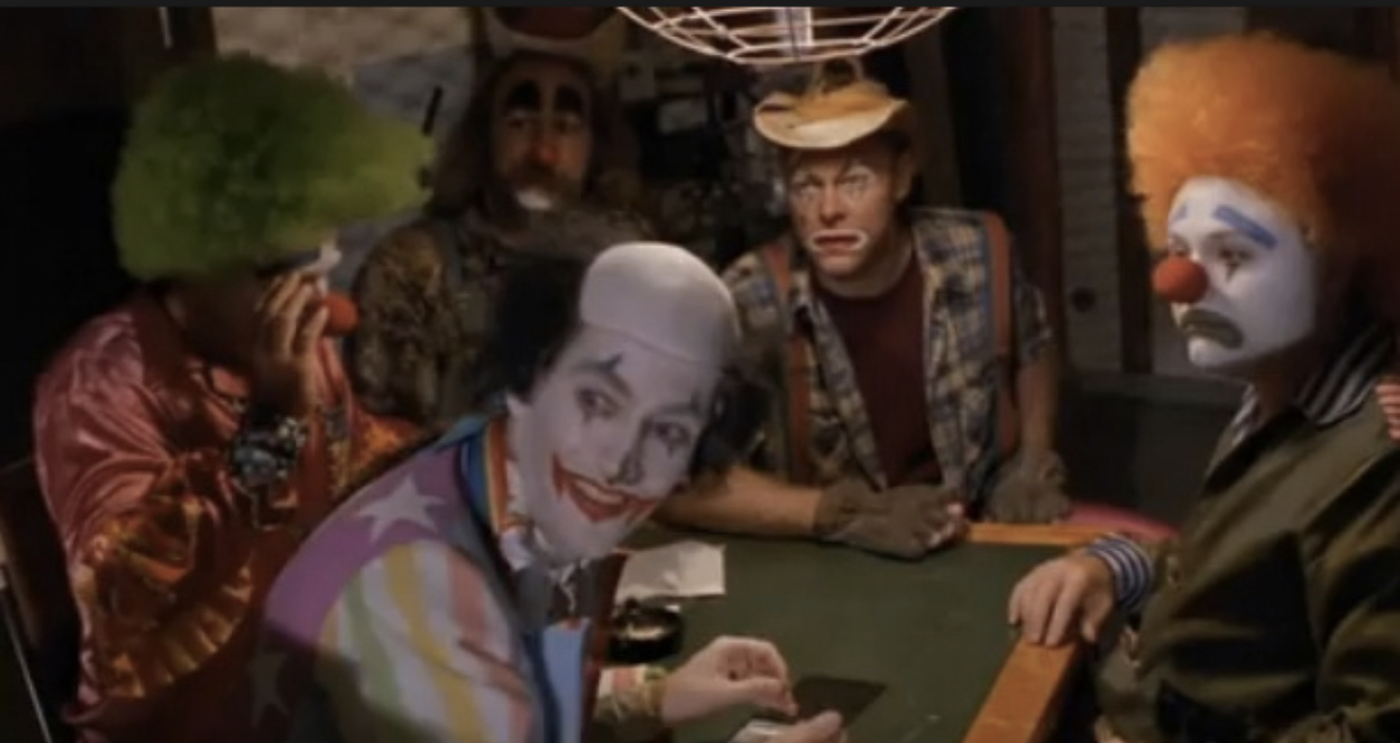 Rodeo clown Blank Meme Template