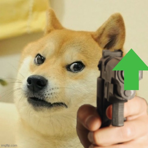 Doge holding a gun | image tagged in doge holding a gun | made w/ Imgflip meme maker