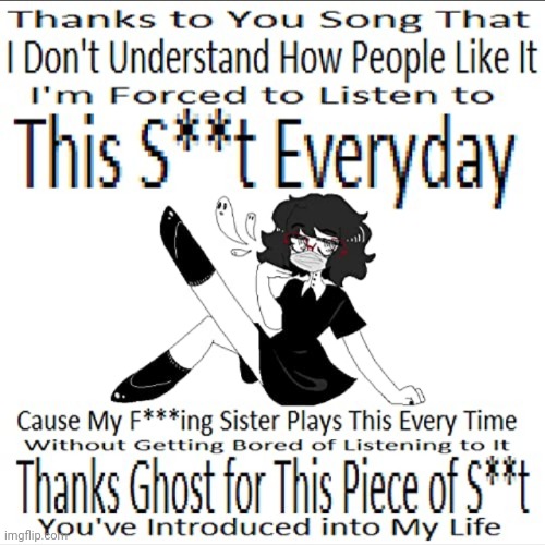 Anybody else listen to them? I just wanna know I'm not alone :') (This is 'GHOST' aka 'Ghost and Pals') | image tagged in ghost,music | made w/ Imgflip meme maker