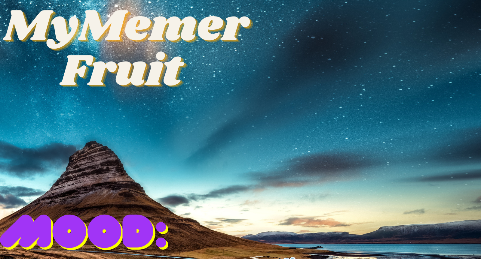 MyMemerFruit Temp 3 Blank Meme Template