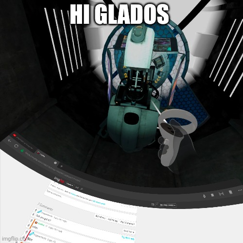 HI GLADOS | made w/ Imgflip meme maker