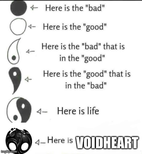 A Hollow knight meme | VOIDHEART | image tagged in here is life | made w/ Imgflip meme maker